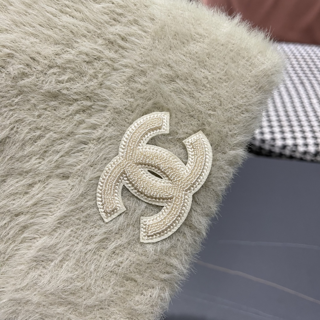  CHANEL香奈儿 2025秋冬新款针织渔夫帽大牌同款针织毛线帽出街超好搭配！