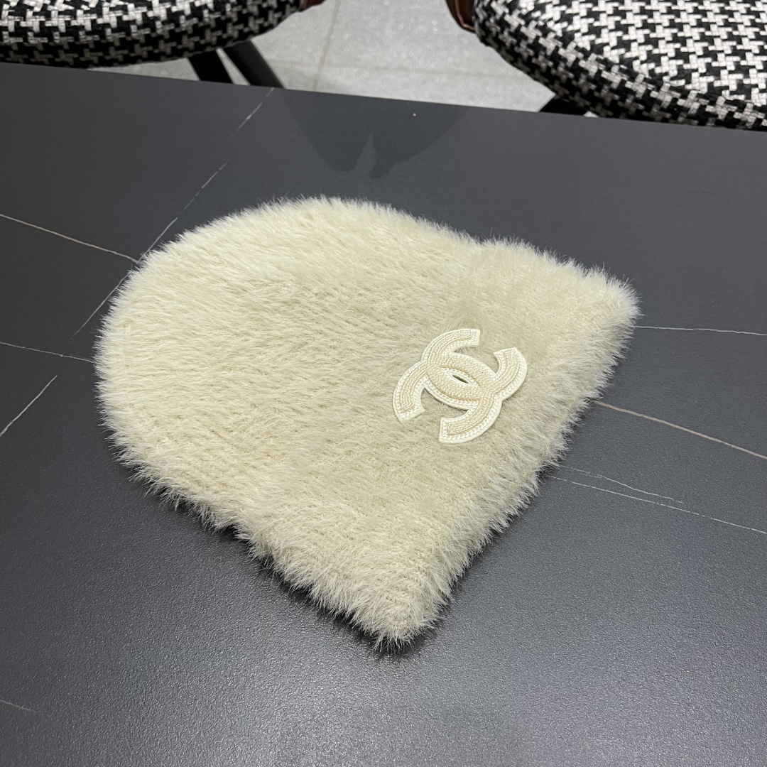  CHANEL香奈儿 2025秋冬新款针织渔夫帽大牌同款针织毛线帽出街超好搭配！