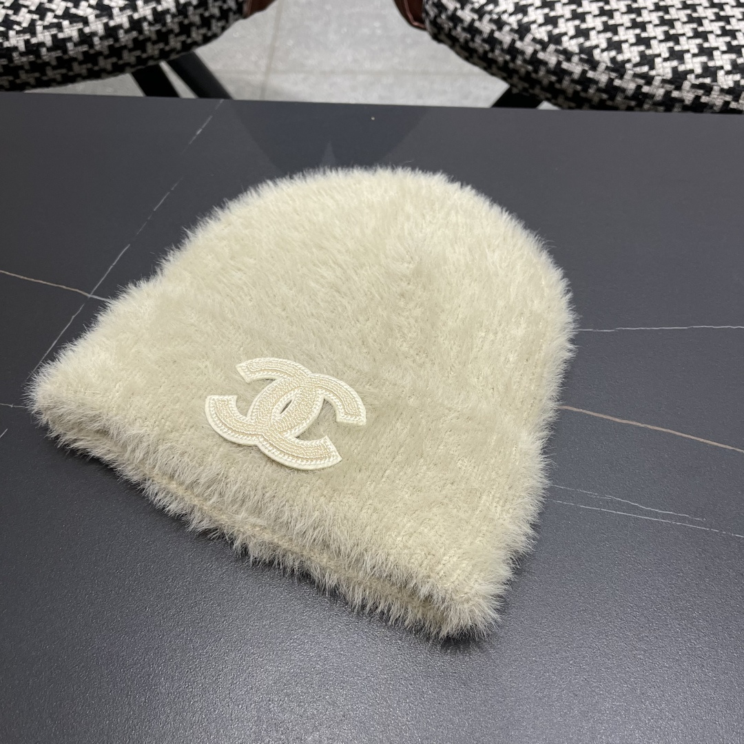  CHANEL香奈儿 2025秋冬新款针织渔夫帽大牌同款针织毛线帽出街超好搭配！