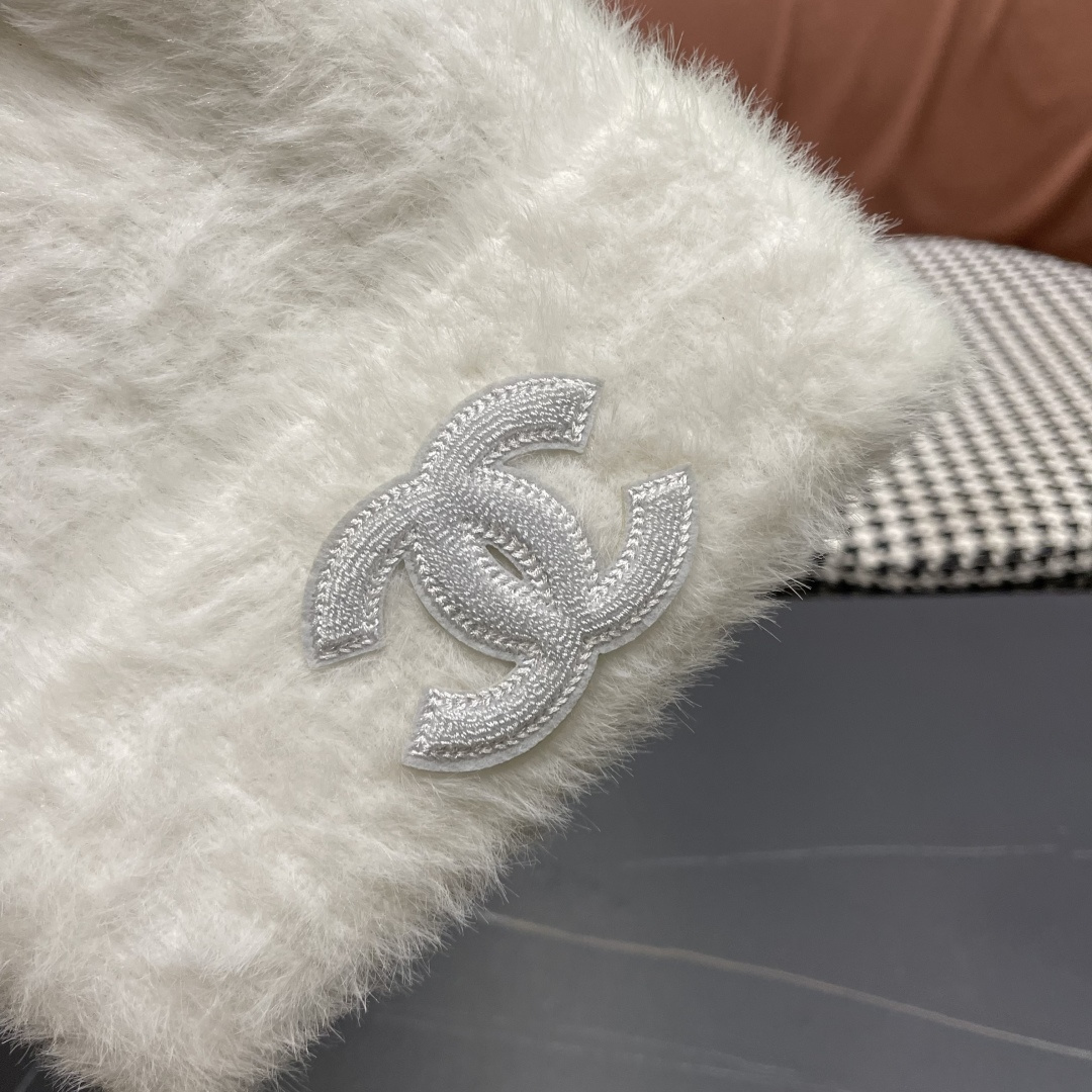  CHANEL香奈儿 2025秋冬新款针织渔夫帽大牌同款针织毛线帽出街超好搭配！