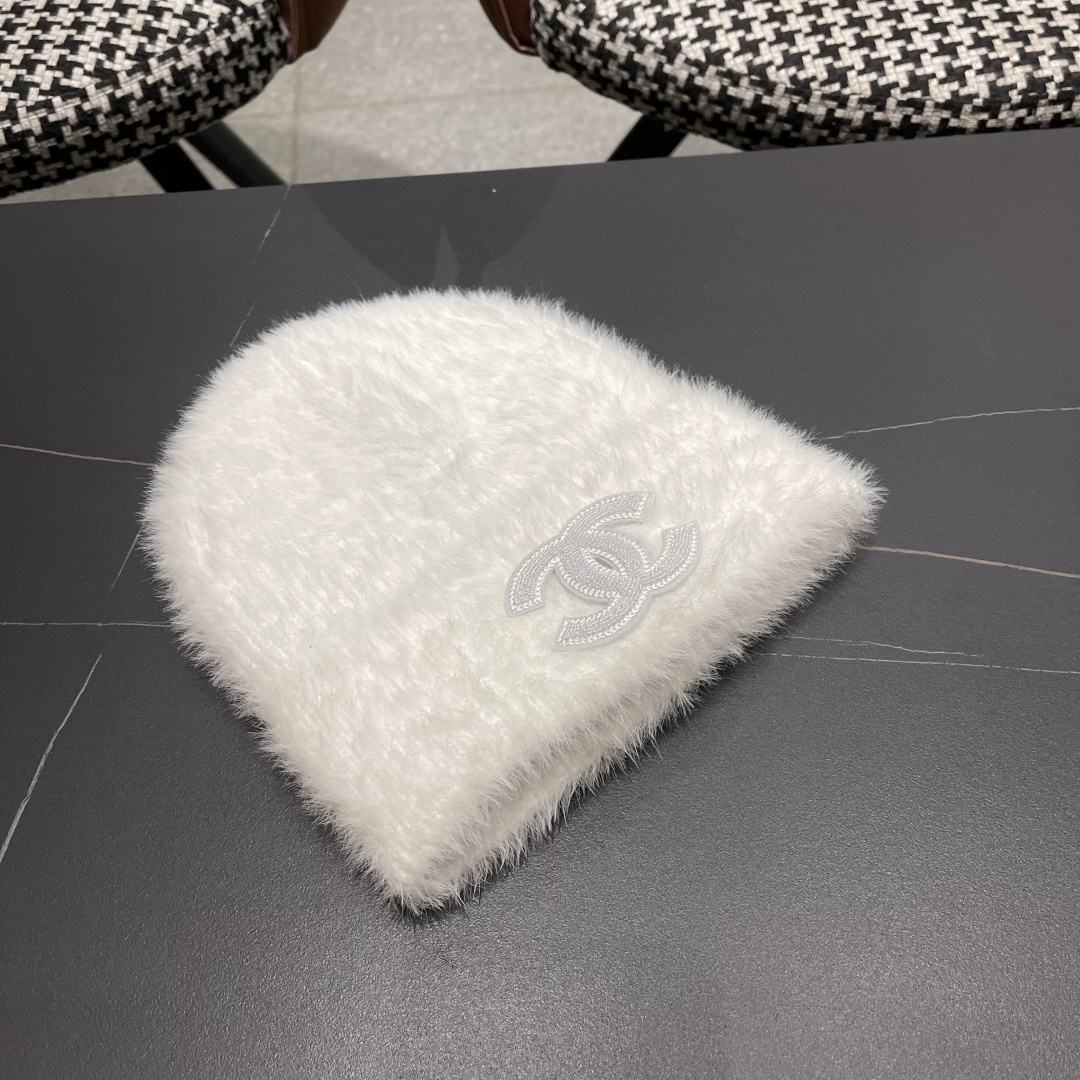  CHANEL香奈儿 2025秋冬新款针织渔夫帽大牌同款针织毛线帽出街超好搭配！