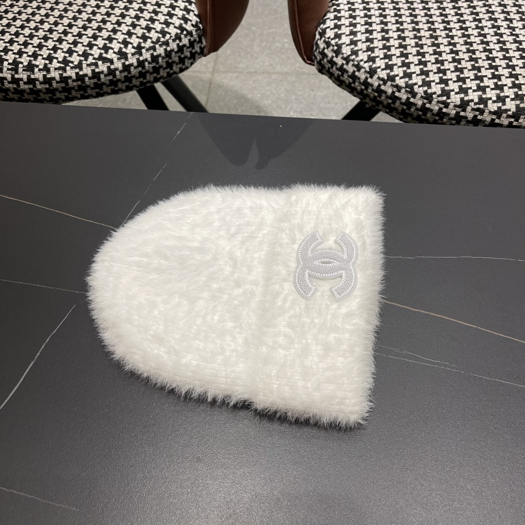  CHANEL香奈儿 2025秋冬新款针织渔夫帽大牌同款针织毛线帽出街超好搭配！