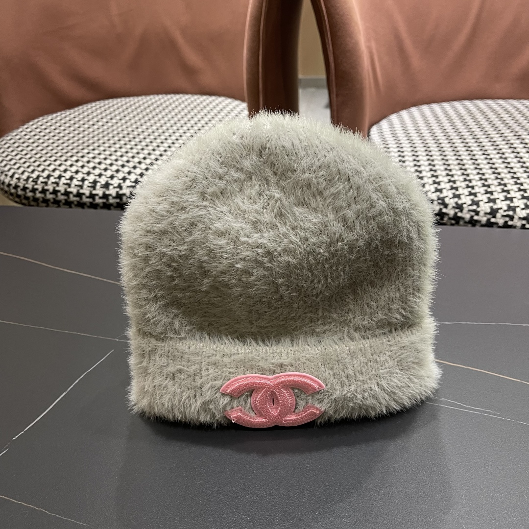  CHANEL香奈儿 2025秋冬新款针织渔夫帽大牌同款针织毛线帽出街超好搭配！