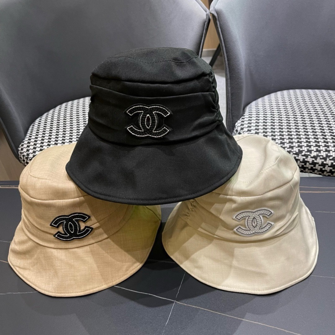 【CHANEL香奈儿】新款小香风遮阳渔夫帽🌈 新中式刺绣～百搭休闲