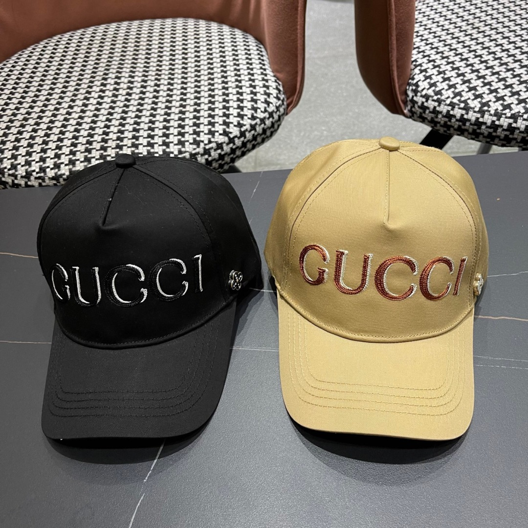 P古奇棒球帽♥️GUCCI🧢官网新品，棒球帽，原单品质火爆来袭 🔥🎩 工艺非常精美 高档大气上档次！低
