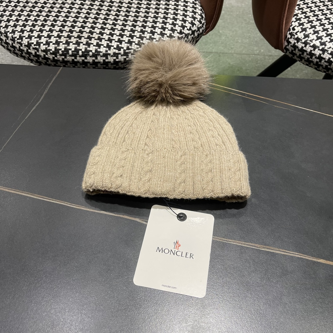  高版本蒙口Moncler盟可睐💥2025官网经典针织帽，原单复刻.非常柔软亲肤，弹性很好💓有质感又非常