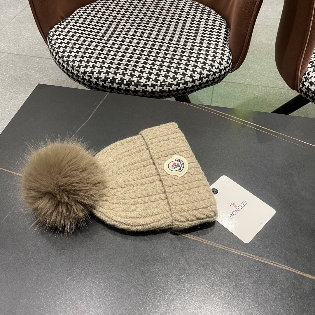  高版本蒙口Moncler盟可睐💥2025官网经典针织帽，原单复刻.非常柔软亲肤，弹性很好💓有质感又非常