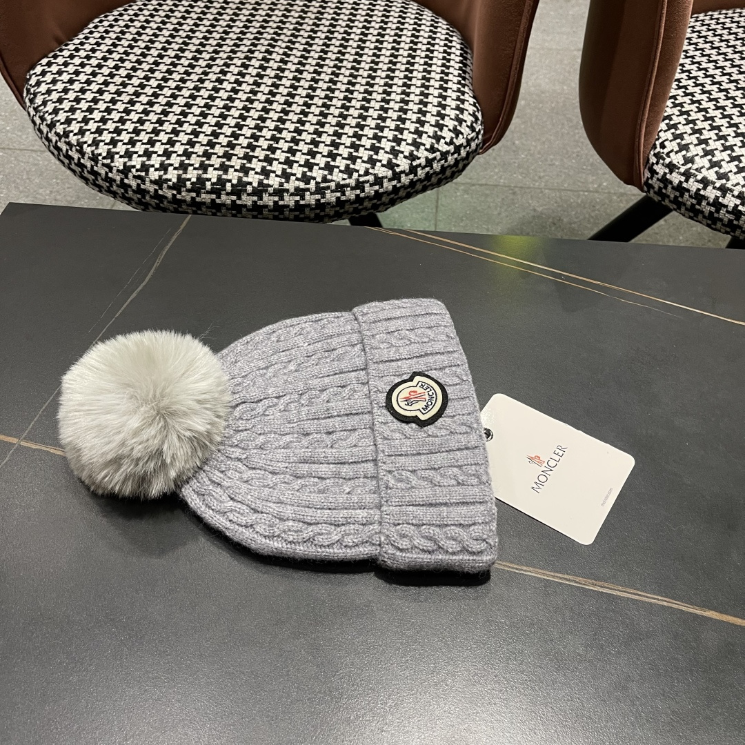  高版本蒙口Moncler盟可睐💥2025官网经典针织帽，原单复刻.非常柔软亲肤，弹性很好💓有质感又非常