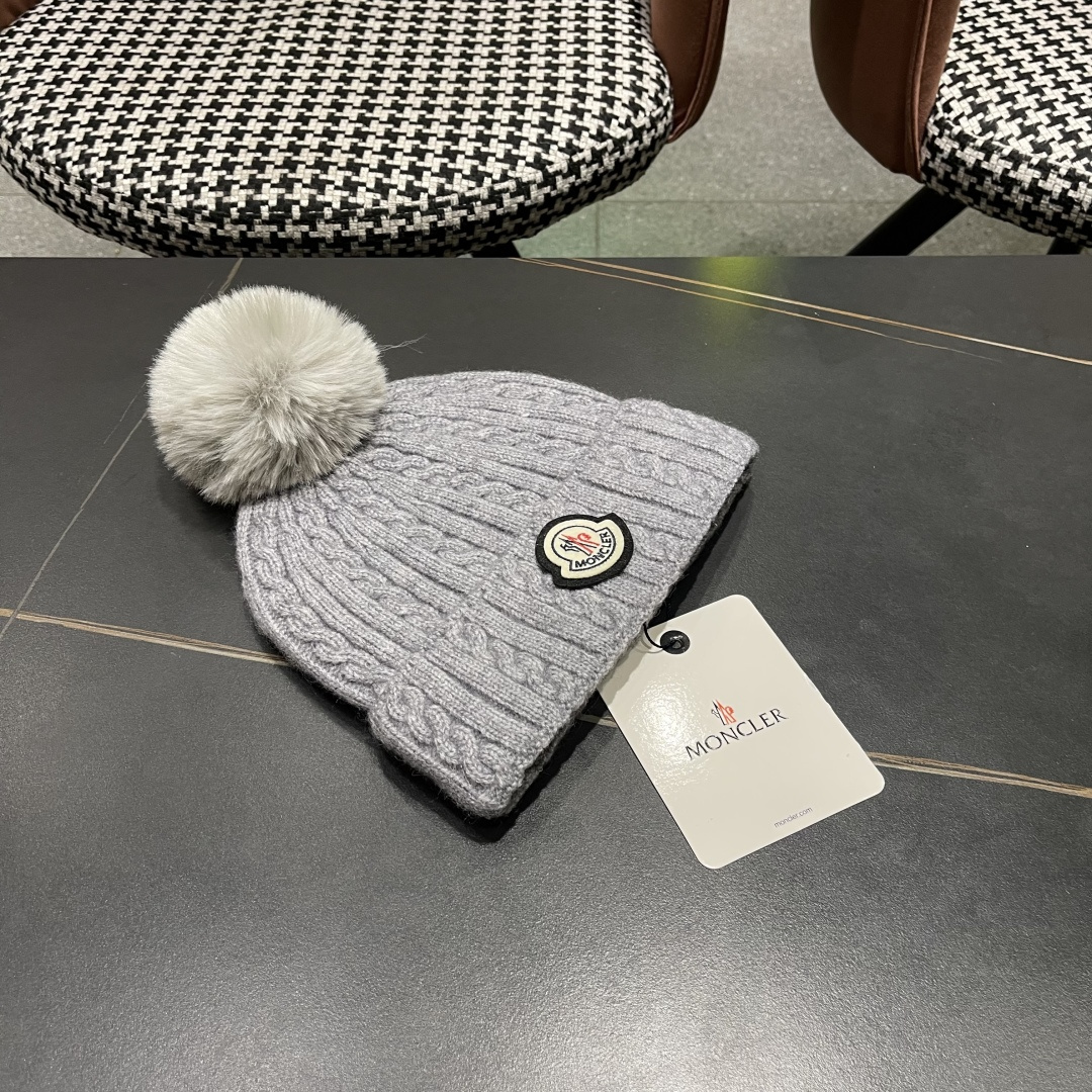  高版本蒙口Moncler盟可睐💥2025官网经典针织帽，原单复刻.非常柔软亲肤，弹性很好💓有质感又非常