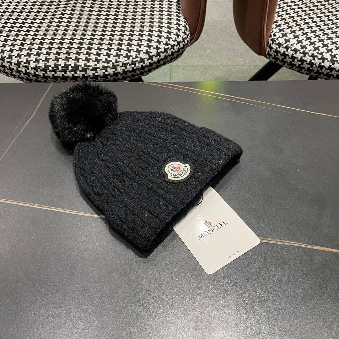  高版本蒙口Moncler盟可睐💥2025官网经典针织帽，原单复刻.非常柔软亲肤，弹性很好💓有质感又非常