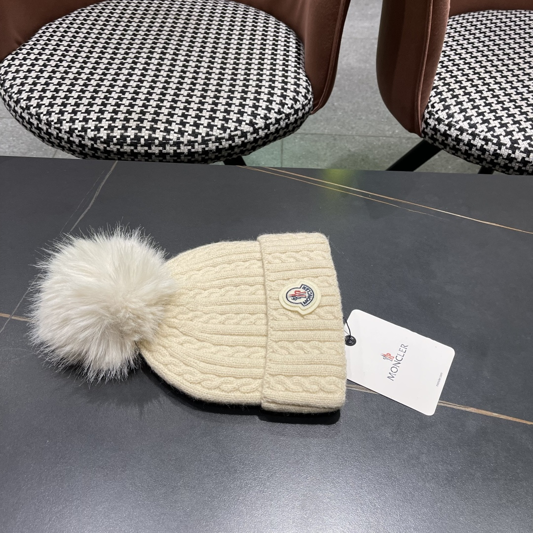  高版本蒙口Moncler盟可睐💥2025官网经典针织帽，原单复刻.非常柔软亲肤，弹性很好💓有质感又非常