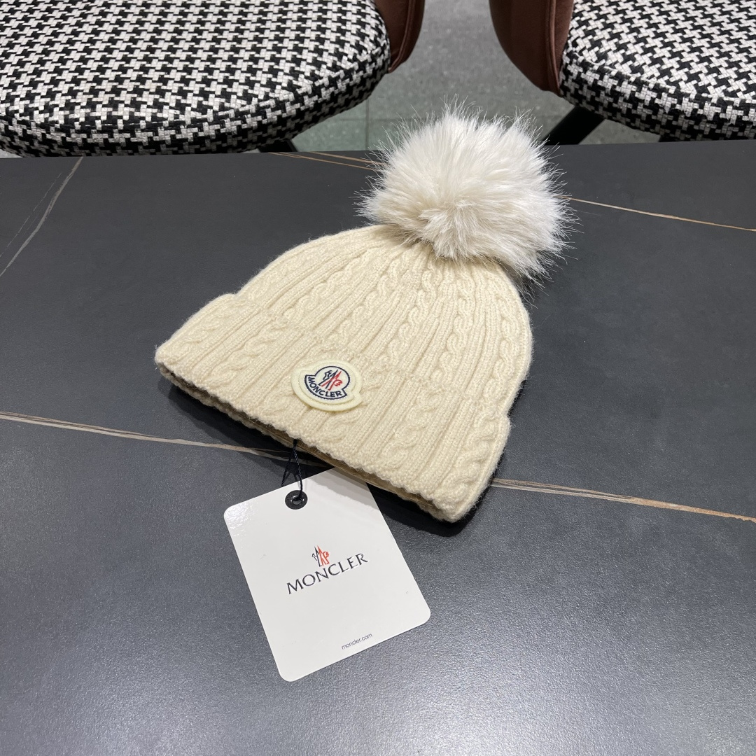  高版本蒙口Moncler盟可睐💥2025官网经典针织帽，原单复刻.非常柔软亲肤，弹性很好💓有质感又非常