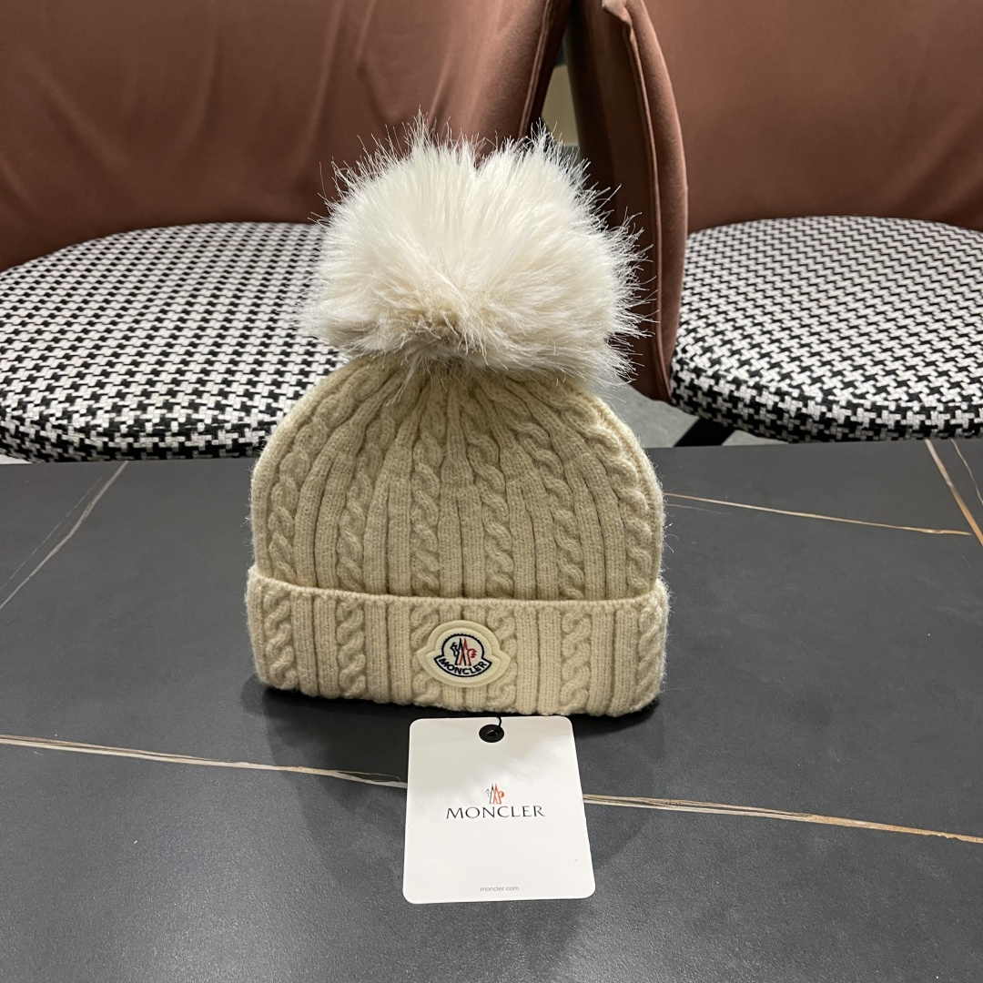  高版本蒙口Moncler盟可睐💥2025官网经典针织帽，原单复刻.非常柔软亲肤，弹性很好💓有质感又非常
