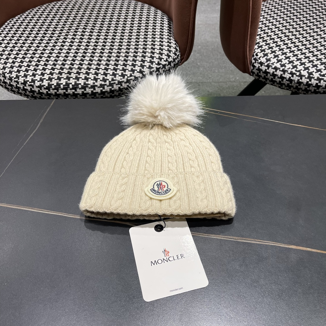  高版本蒙口Moncler盟可睐💥2025官网经典针织帽，原单复刻.非常柔软亲肤，弹性很好💓有质感又非常