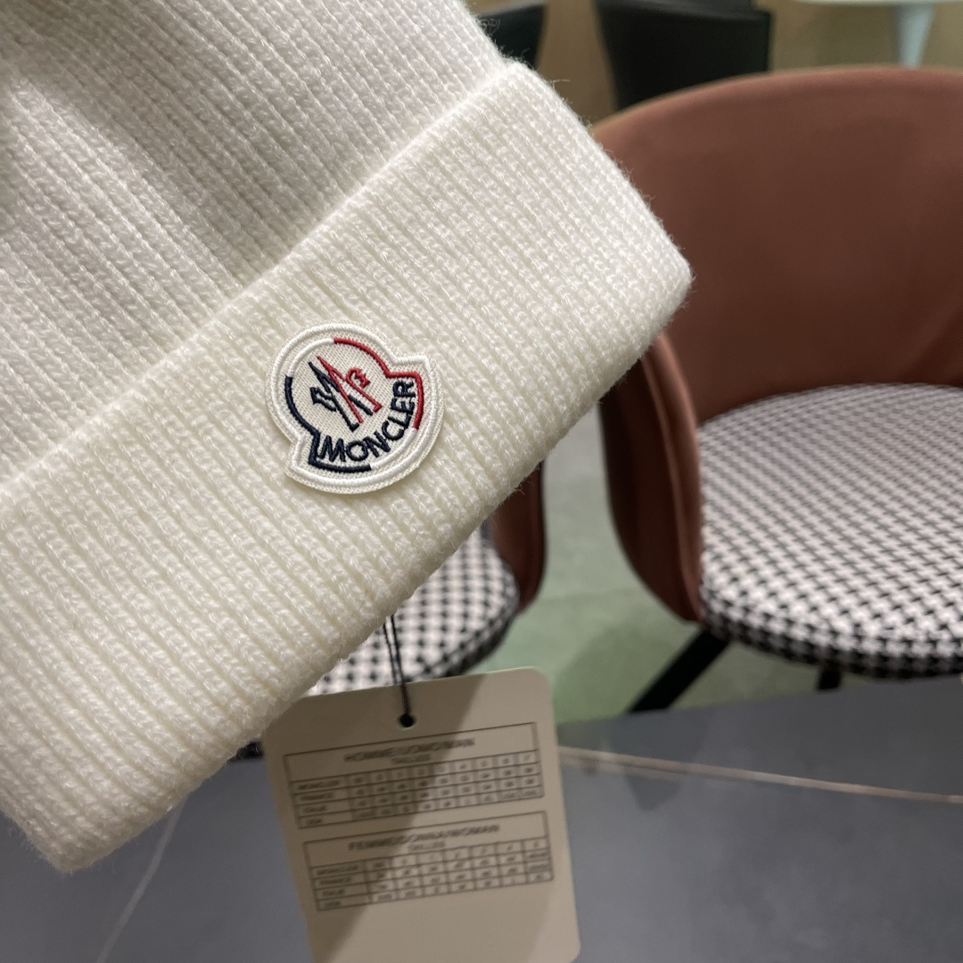    【MONCLER蒙口】2025秋冬新款针织毛球毛线帽#非常有质感的一款～闭眼入