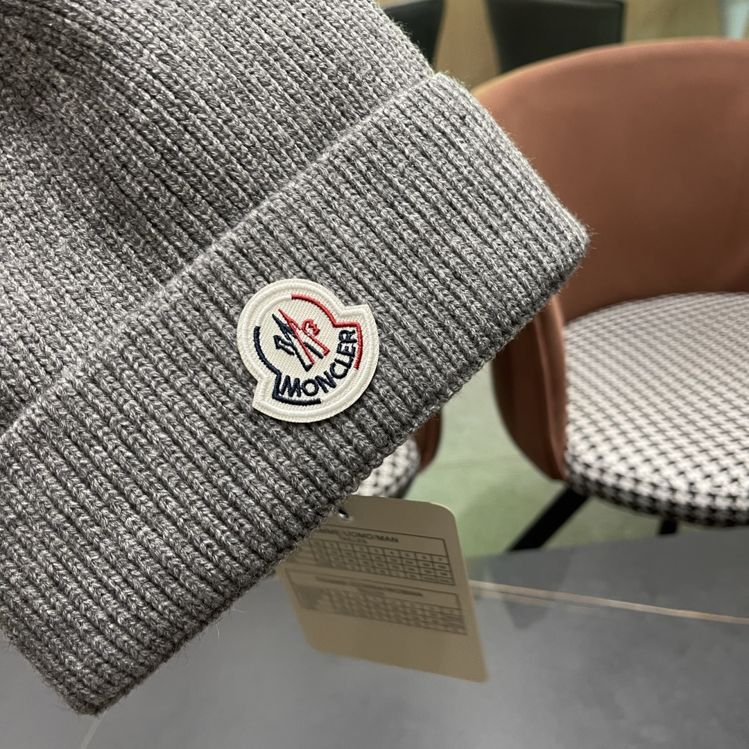   【MONCLER蒙口】2025秋冬新款针织毛球毛线帽#非常有质感的一款～闭眼入