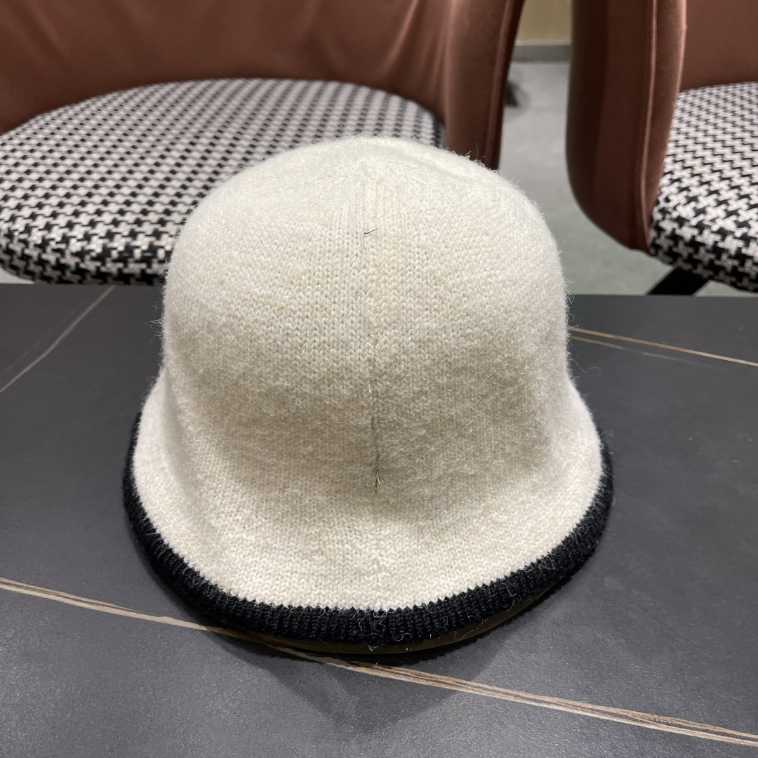  lv路易威登2025新款帽子女秋冬季加绒保暖毛绒绒渔夫帽大头围显脸小韩版盆帽