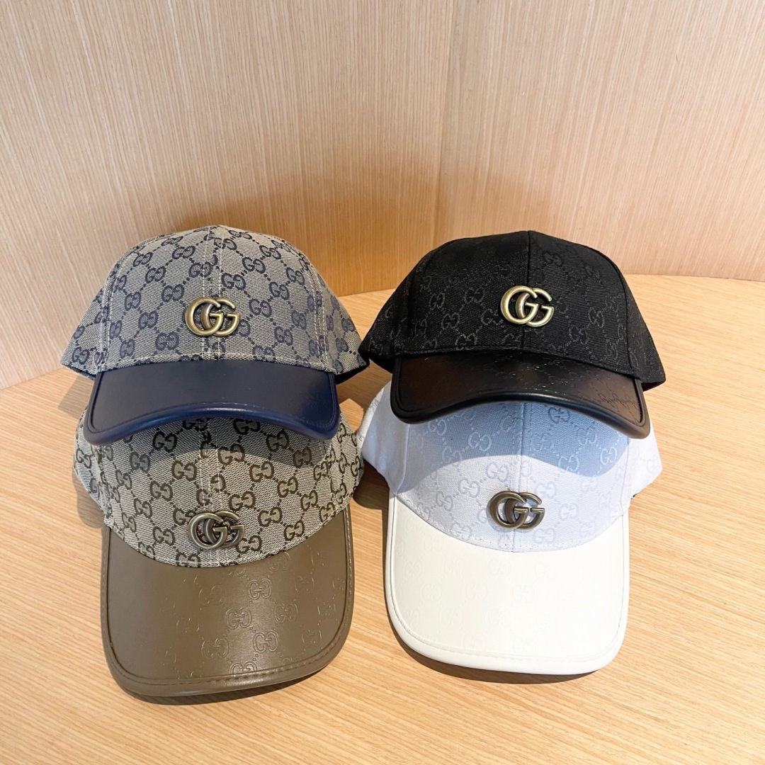  古奇Gucci 新款原单棒球帽🧢， 精致純也格调很有感觉，质量超赞