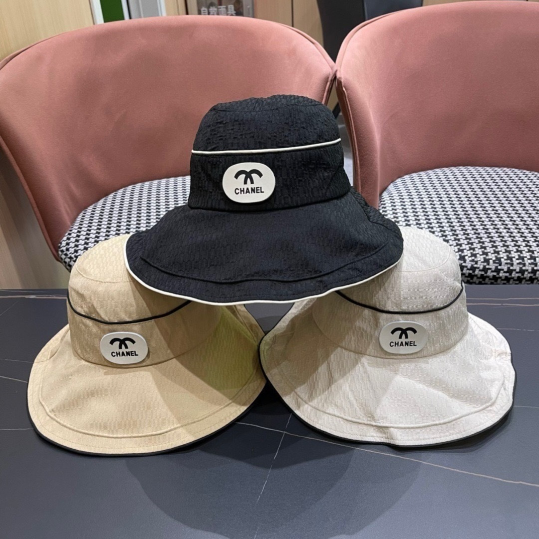  CHANEL香奈儿】2024新款渔夫帽，遮阳又超好搭配，出街单品
