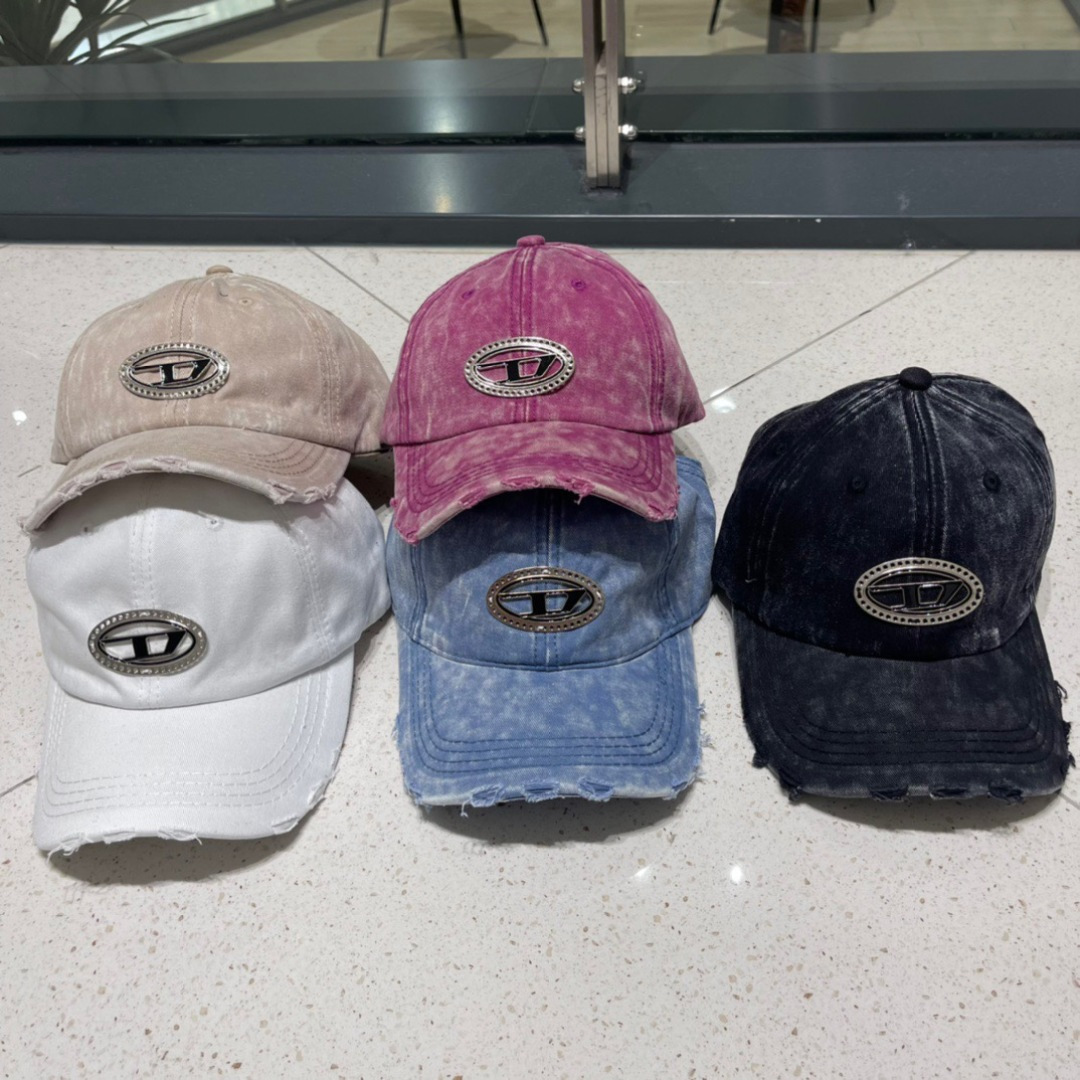  Diesel 迪赛破洞 棒球帽🧢 🔥2093春夏款棒球帽🧢，出街必备超好搭配，高品质 内标齐全，赶紧入
