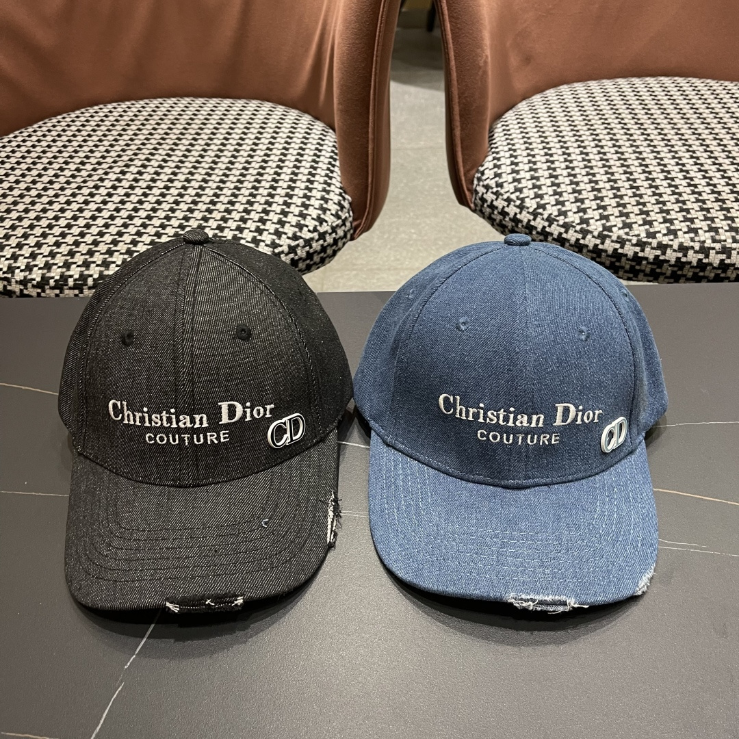  【DIOR迪奥】2025新款专柜同步刺绣简约棒球帽，爆款，大牌同步，超好搭配，出货！
