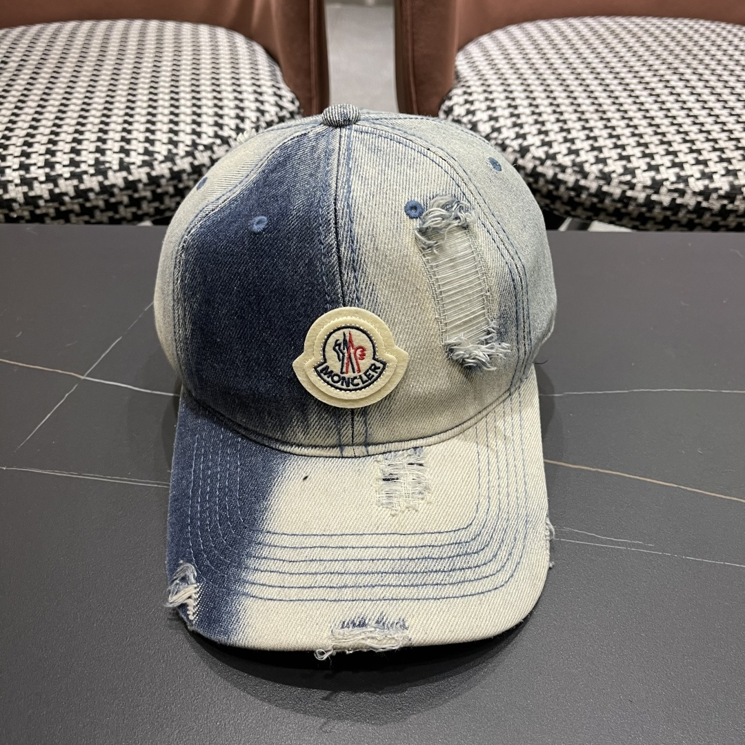 NO:363868,New spring and summer 2025 style with a covert MONCLER denim baseball cap, young and fashionable people wear colors, beautiful and textured!  Hat Straw Hat Fisherman Hat Baseball Hat Knitted Hats, Hats, Moncler, espadrilles, hats2025春夏新款 蒙口MONCLER牛仔棒球帽,年轻时尚潮人穿搭色系,好看有质感！帽子草帽渔夫帽棒球帽针织帽,帽子,Moncler,espadrilles,hats,hat