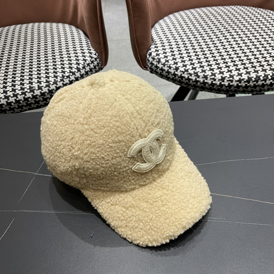  chanel香奈儿】2025新款秋冬小香风款棒球帽🧢，毛绒绒的非常舒服 大牌款超好搭配