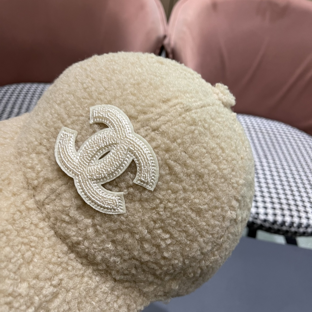  chanel香奈儿】2025新款秋冬小香风款棒球帽🧢，毛绒绒的非常舒服 大牌款超好搭配