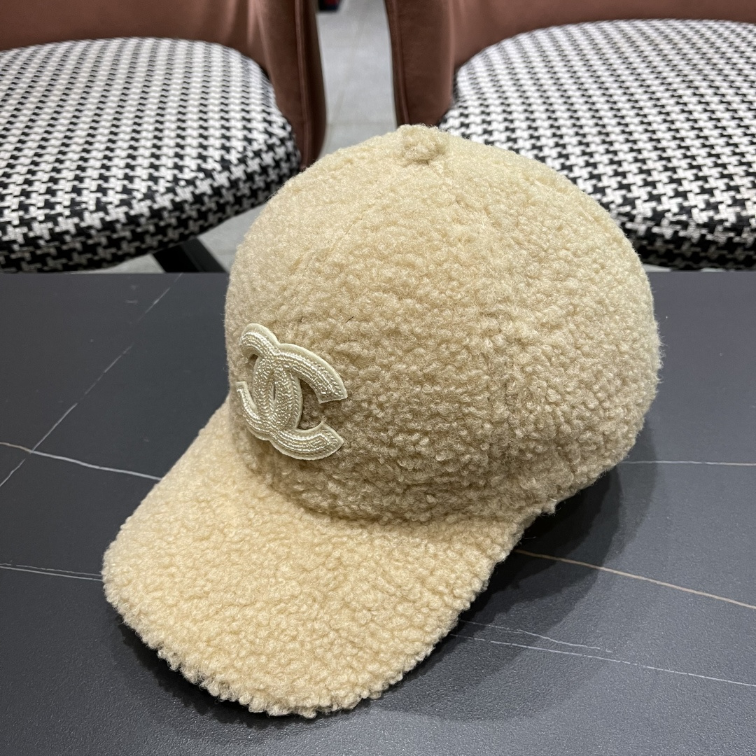  chanel香奈儿】2025新款秋冬小香风款棒球帽🧢，毛绒绒的非常舒服 大牌款超好搭配