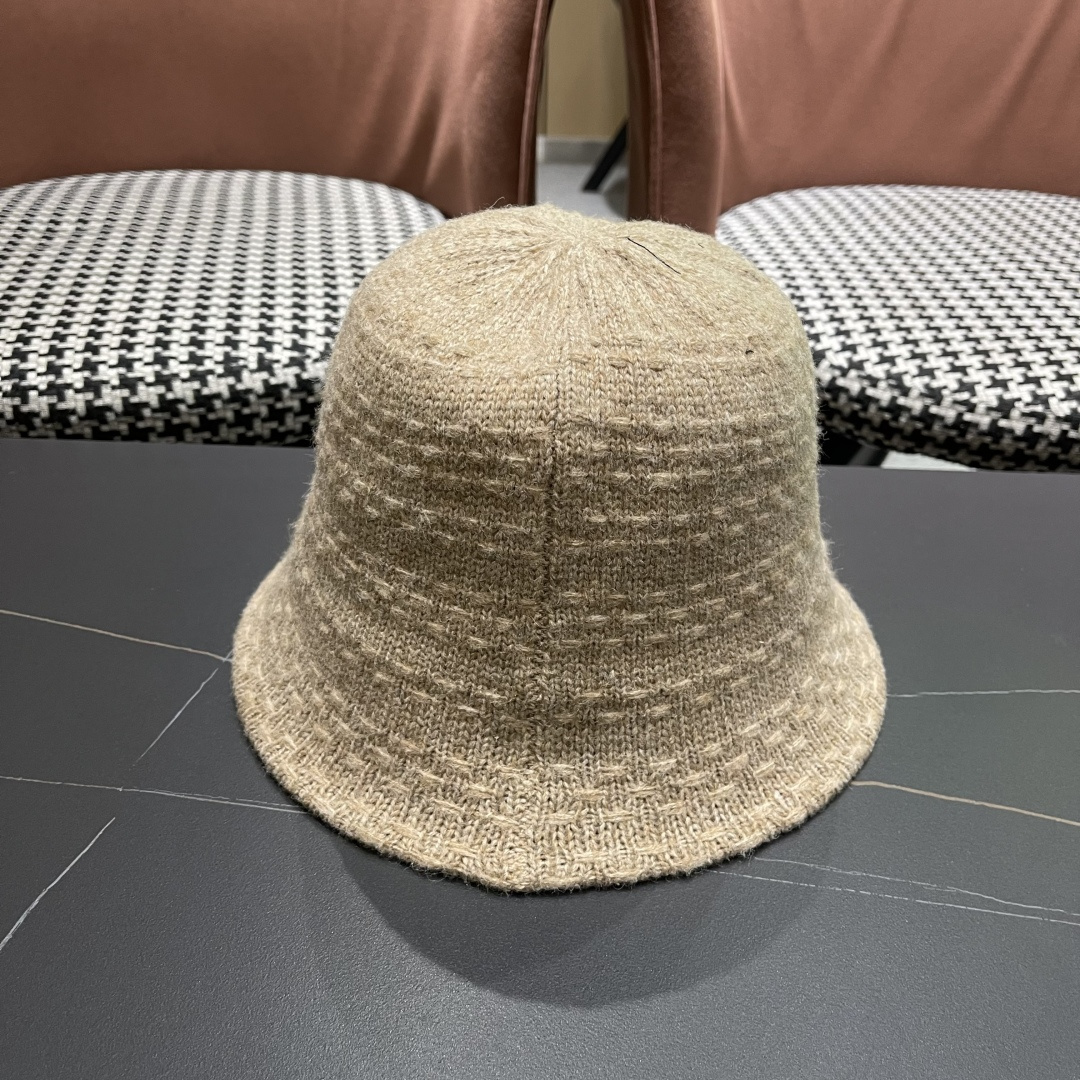  Chanel香奈儿羊羔绒帽子女冬款2025新款渔夫帽女士秋冬季毛绒百搭防寒保暖盆帽