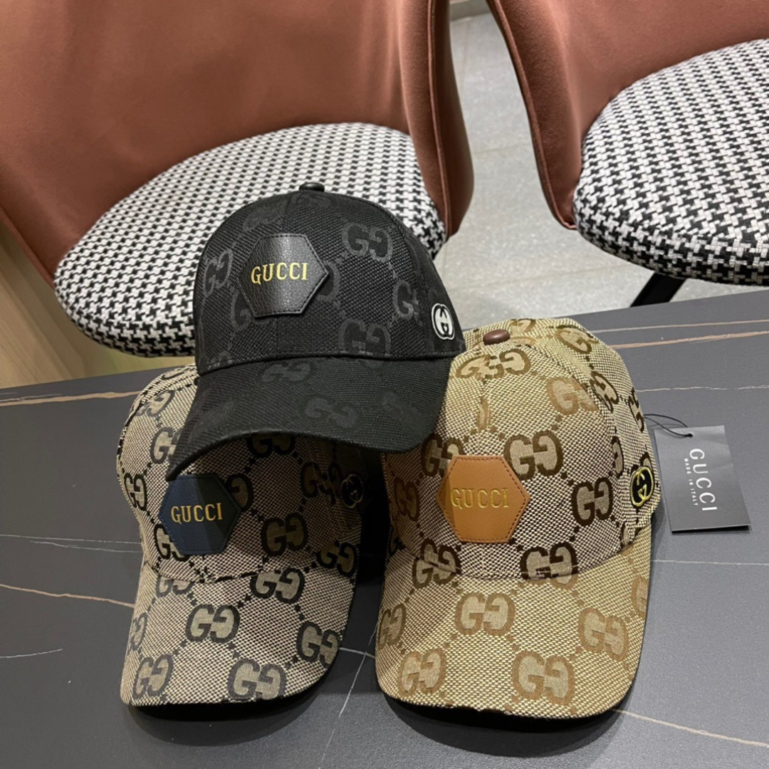  古奇棒球帽♥️GUCCI🧢官网新品，棒球帽，原单品质火爆来袭 🔥方便携带！跑量！