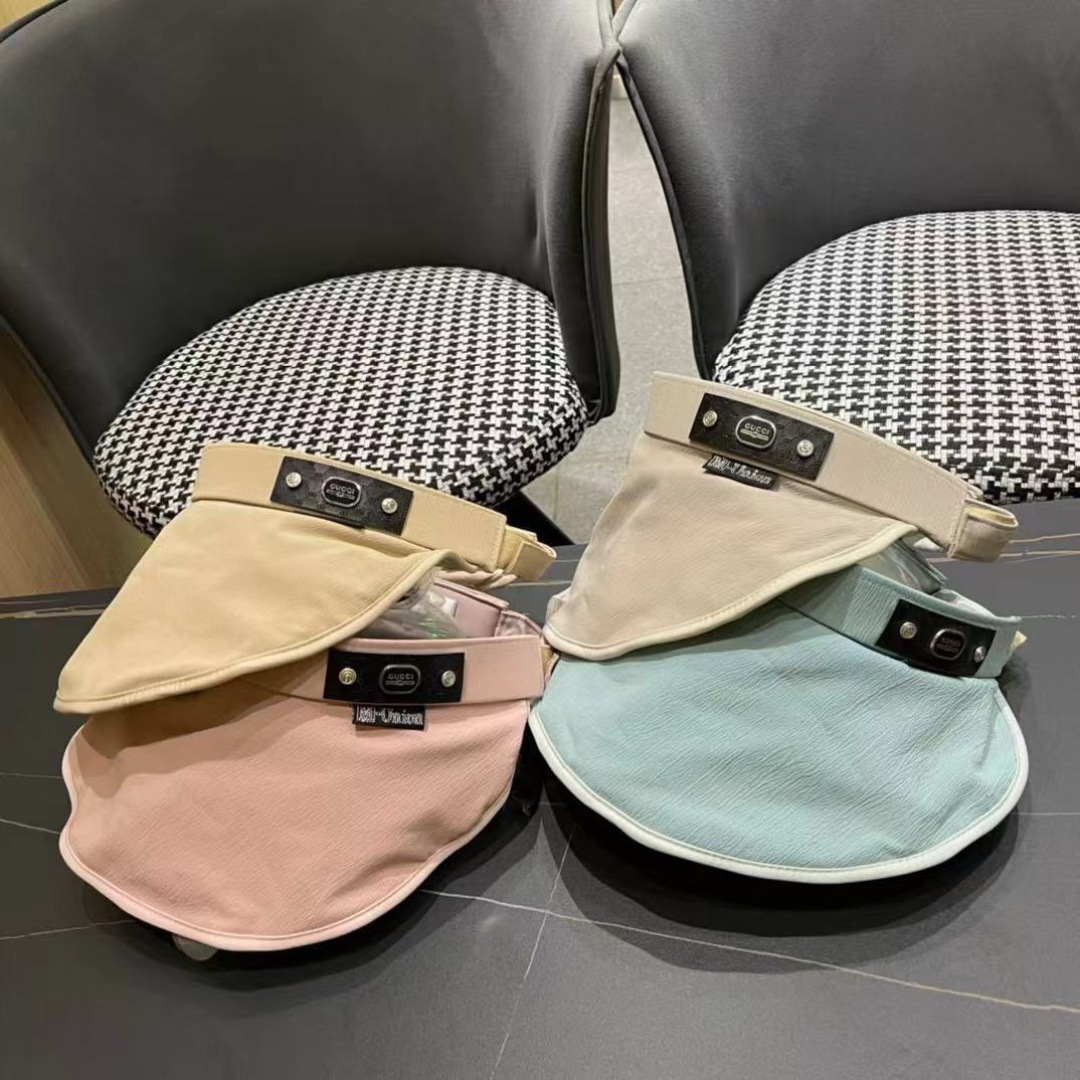  古奇GUCCI 2025爆款遮阳帽空顶帽，超方便！好搭！出街必备