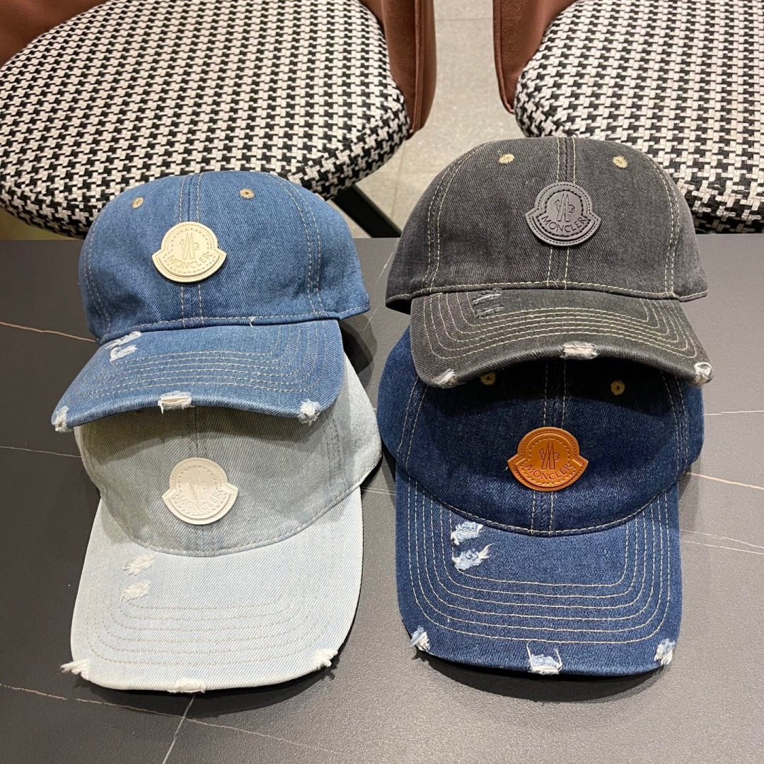  2025春夏新款 蒙口MONCLER棒球帽，年轻时尚潮人穿搭色系，视觉效果超强，好看有质感！

👉