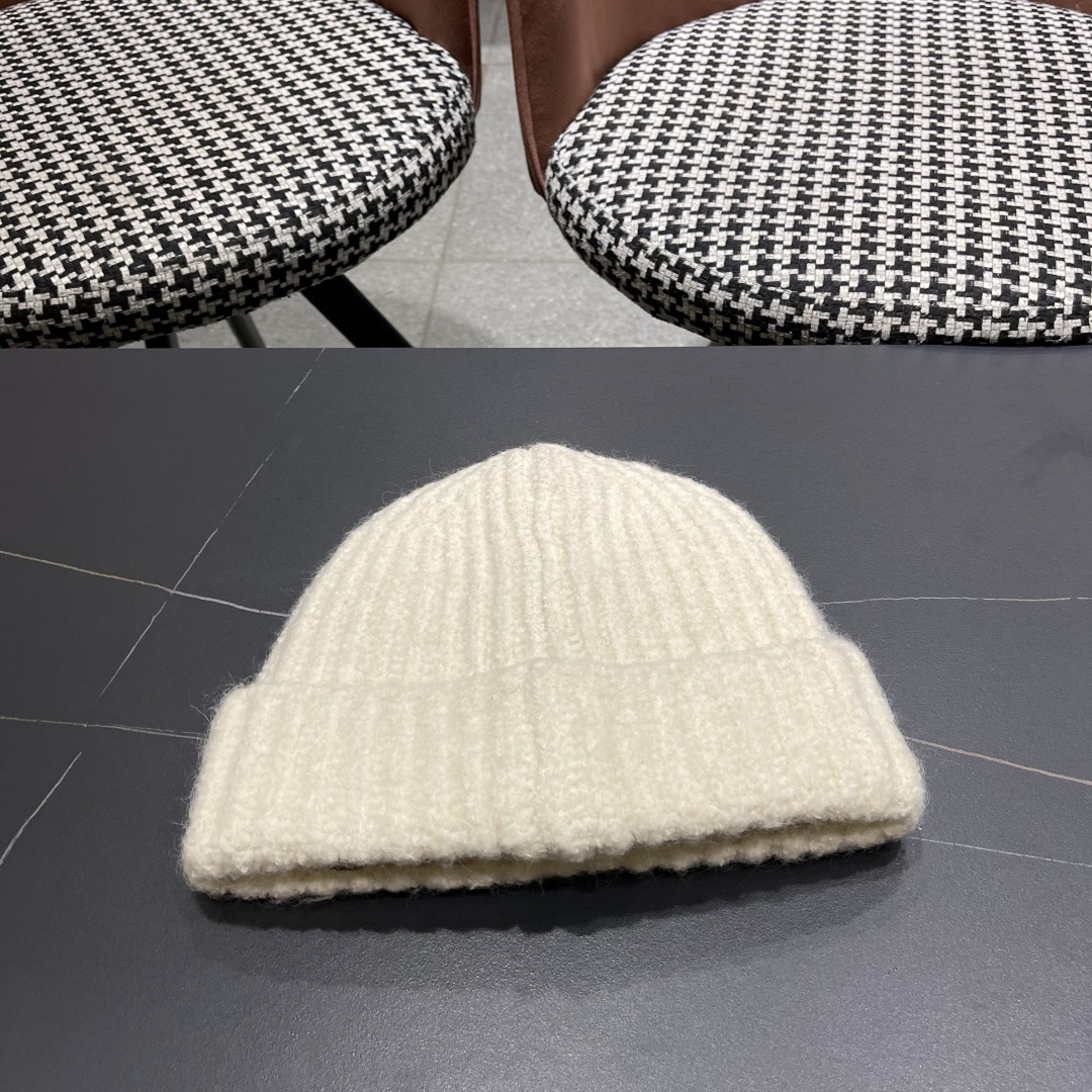  DIOR迪奥帽子女冬季复古百搭显脸小毛线帽大头围保暖冷帽