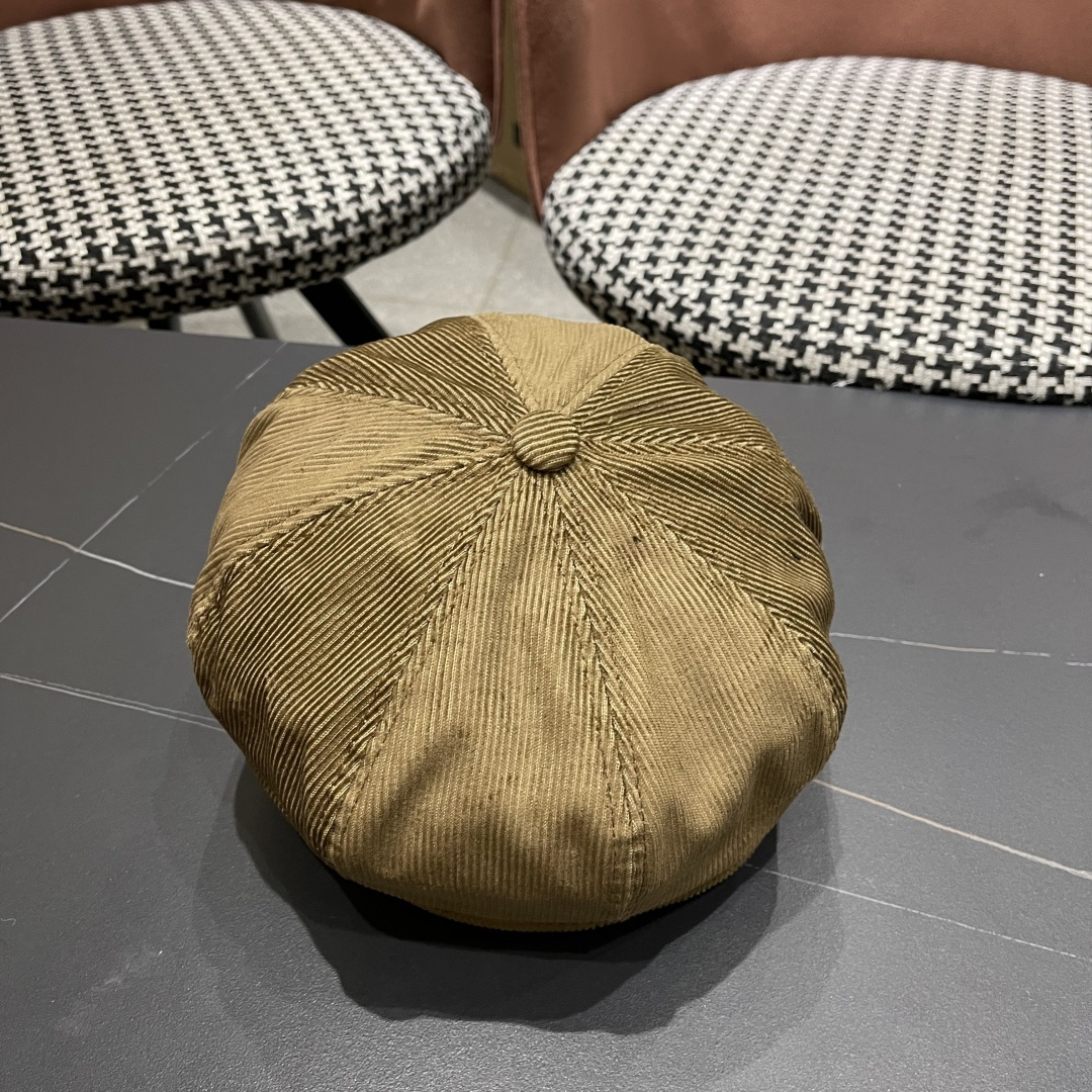   蒙口MONCLER🎩2025秋冬新款日系围蓓蕾帽显脸小八角画家帽子春