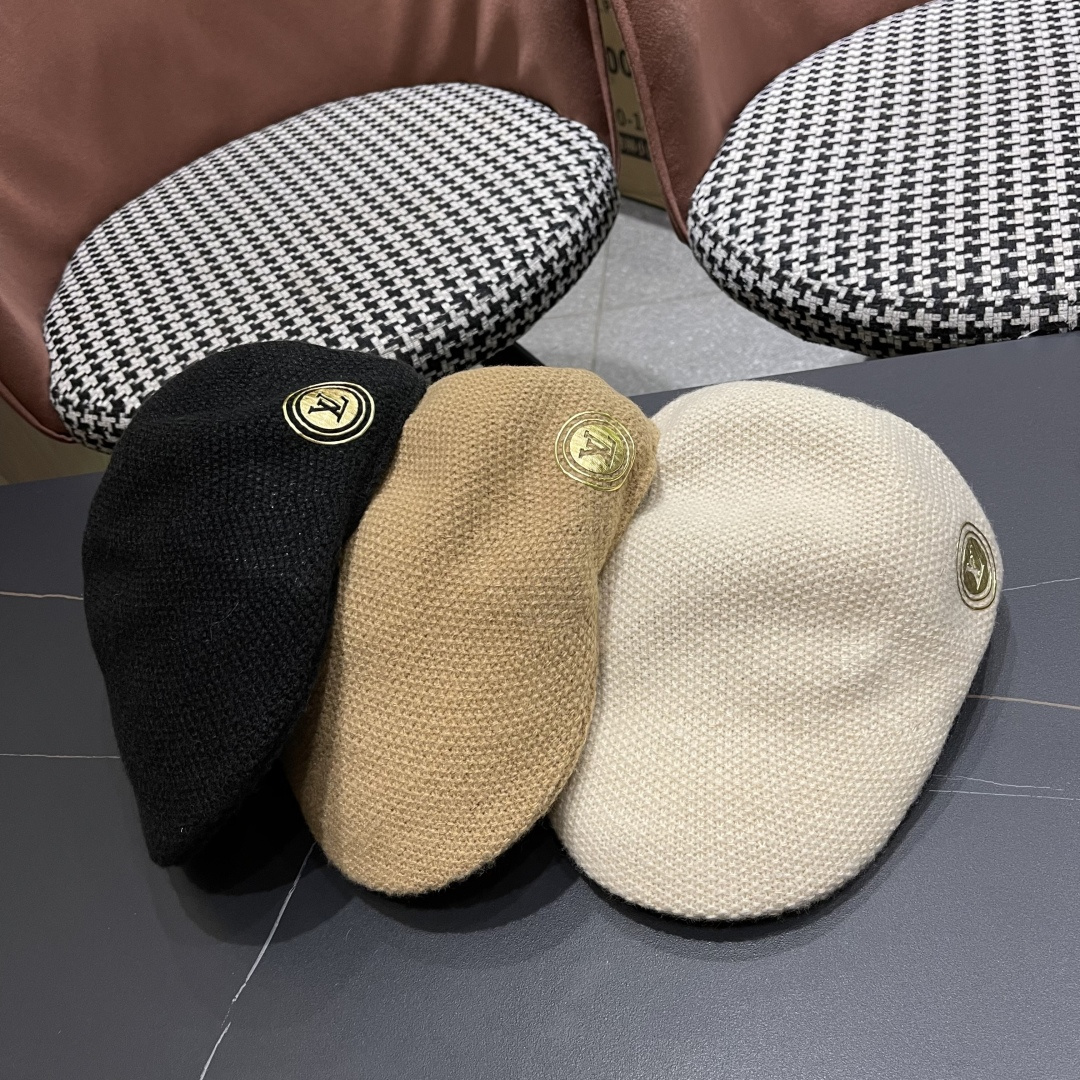  lv路易威登鸭舌帽- 画家贝雷帽迪斯科蹦迪tu酷帽男女前进帽子