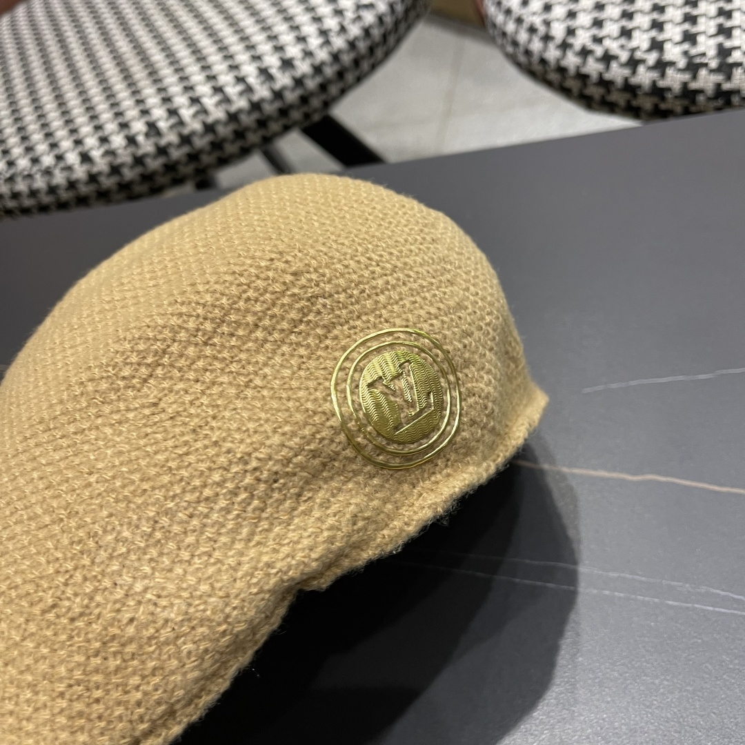  lv路易威登鸭舌帽- 画家贝雷帽迪斯科蹦迪tu酷帽男女前进帽子