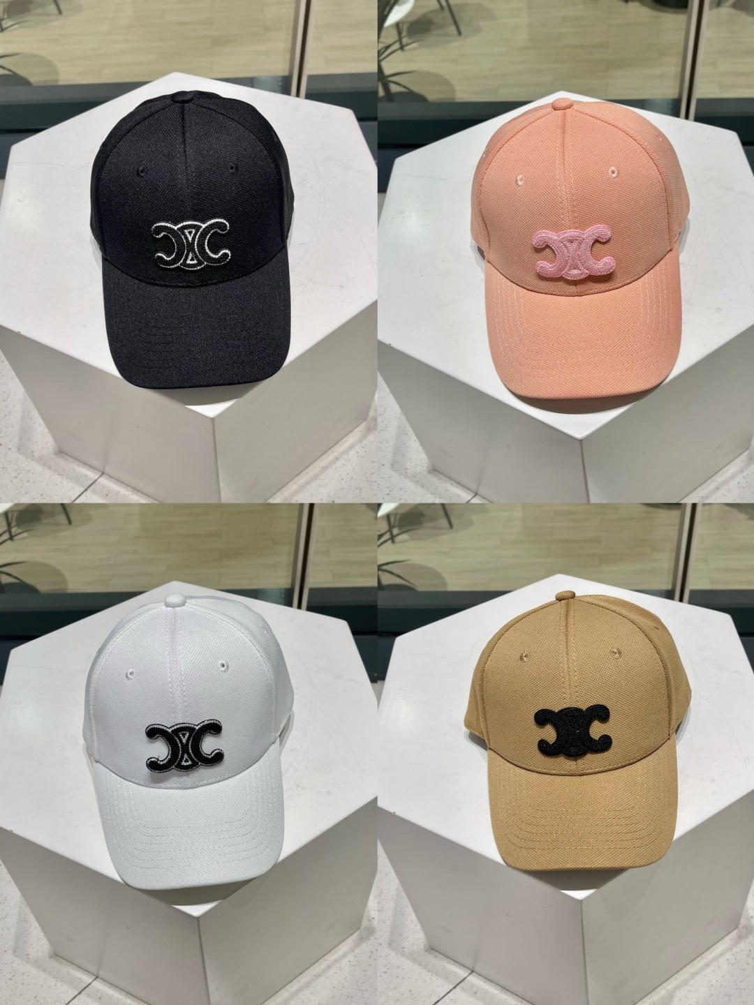 CELIN 赛琳ss新款凯旋门刺绣棒球帽🧢帽型完全按照定做。凯旋门图案章仔区别市面版本，大小及圈圈毛质感