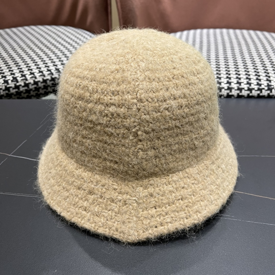  Chanel香奈儿2025秋冬款羊羔毛百搭显脸小水桶渔夫帽