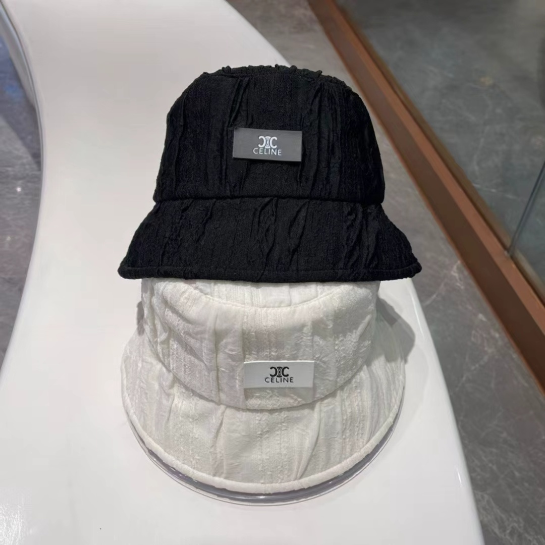  Celine赛琳渔夫帽，春夏款桶帽，跑量2色，头围57cm