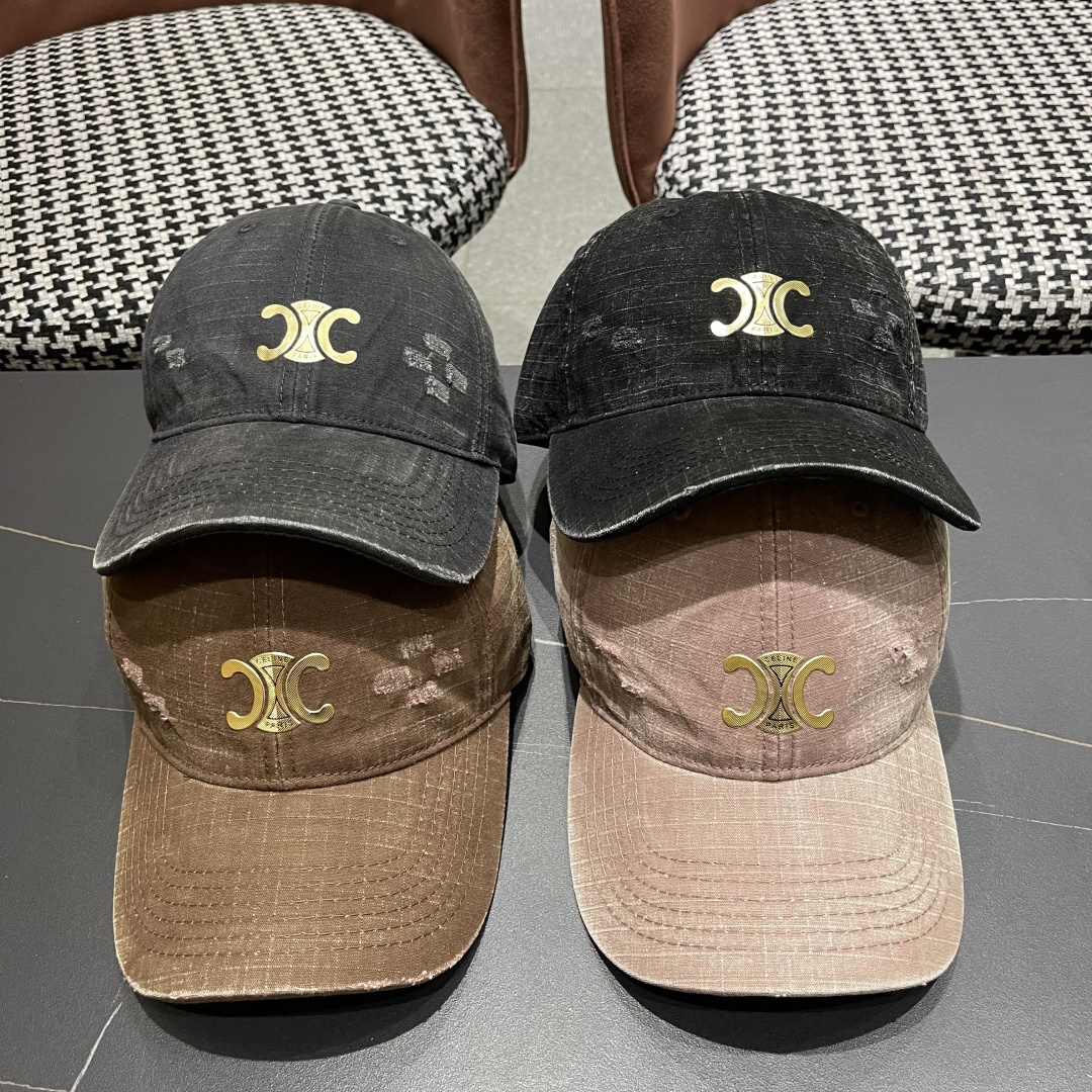 💛赛琳 CELINE 2025春款棒球帽🧢 🔥新款棒球帽🧢，出街必备超好搭配，赶紧入手！