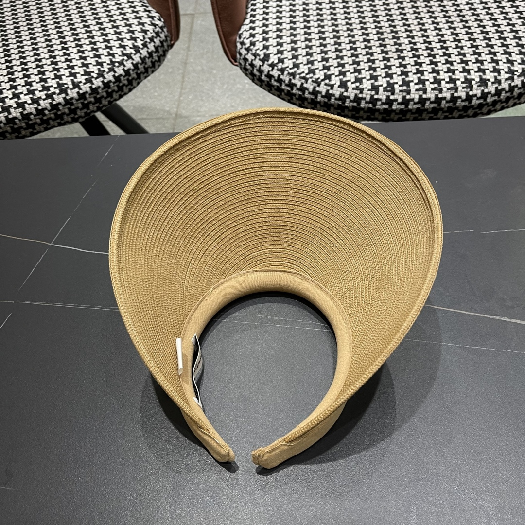  迪奥Dior新款日系蝴蝶结空顶帽女春夏出游遮阳防晒帽大
帽檐显脸小太阳盆帽