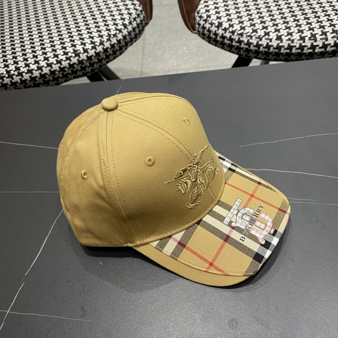 【巴宝莉BURBERRY】☄️2025官网同步上线🎊 韩版新款英伦风定制款11原单品质 男女通用棒球帽 