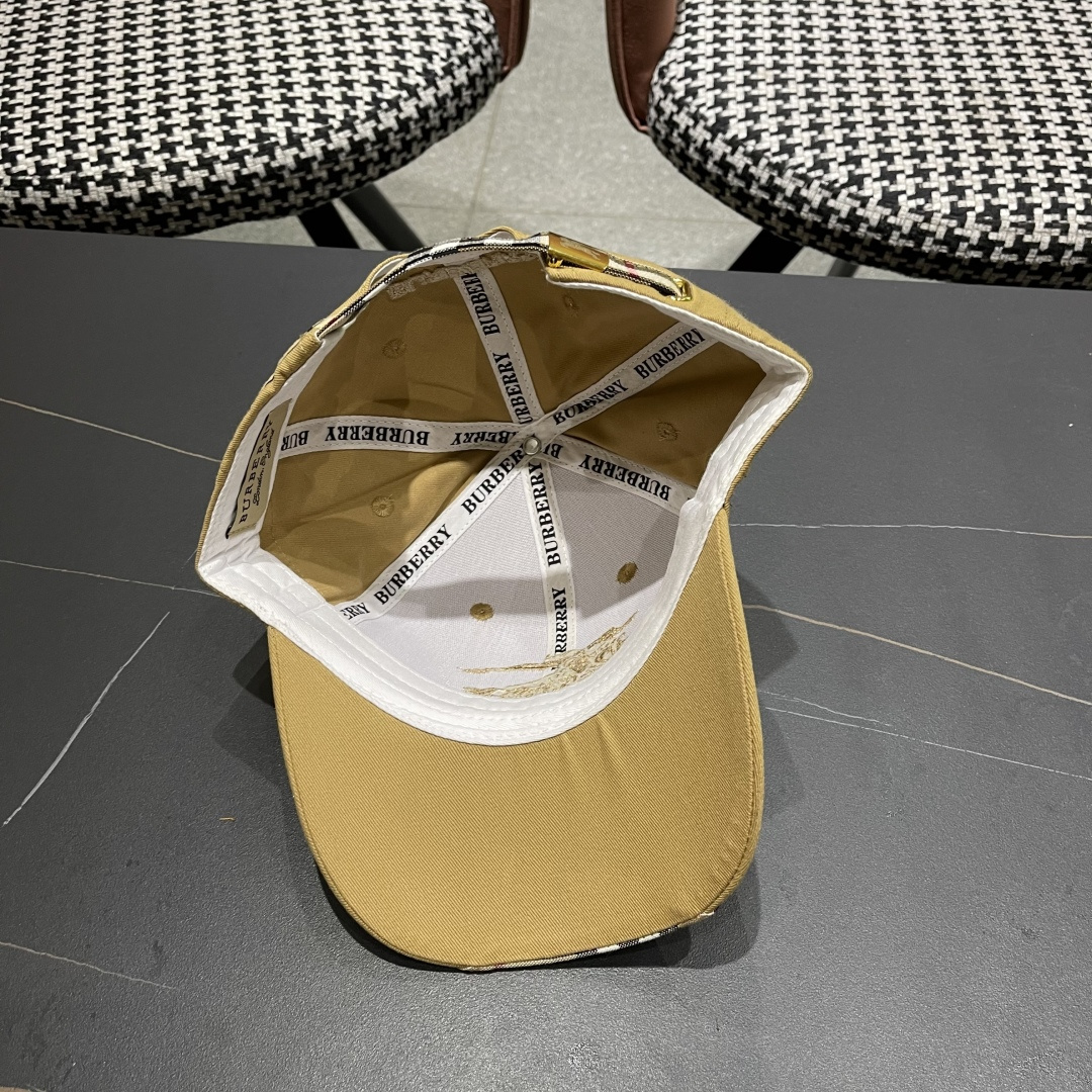【巴宝莉BURBERRY】☄️2025官网同步上线🎊 韩版新款英伦风定制款11原单品质 男女通用棒球帽 