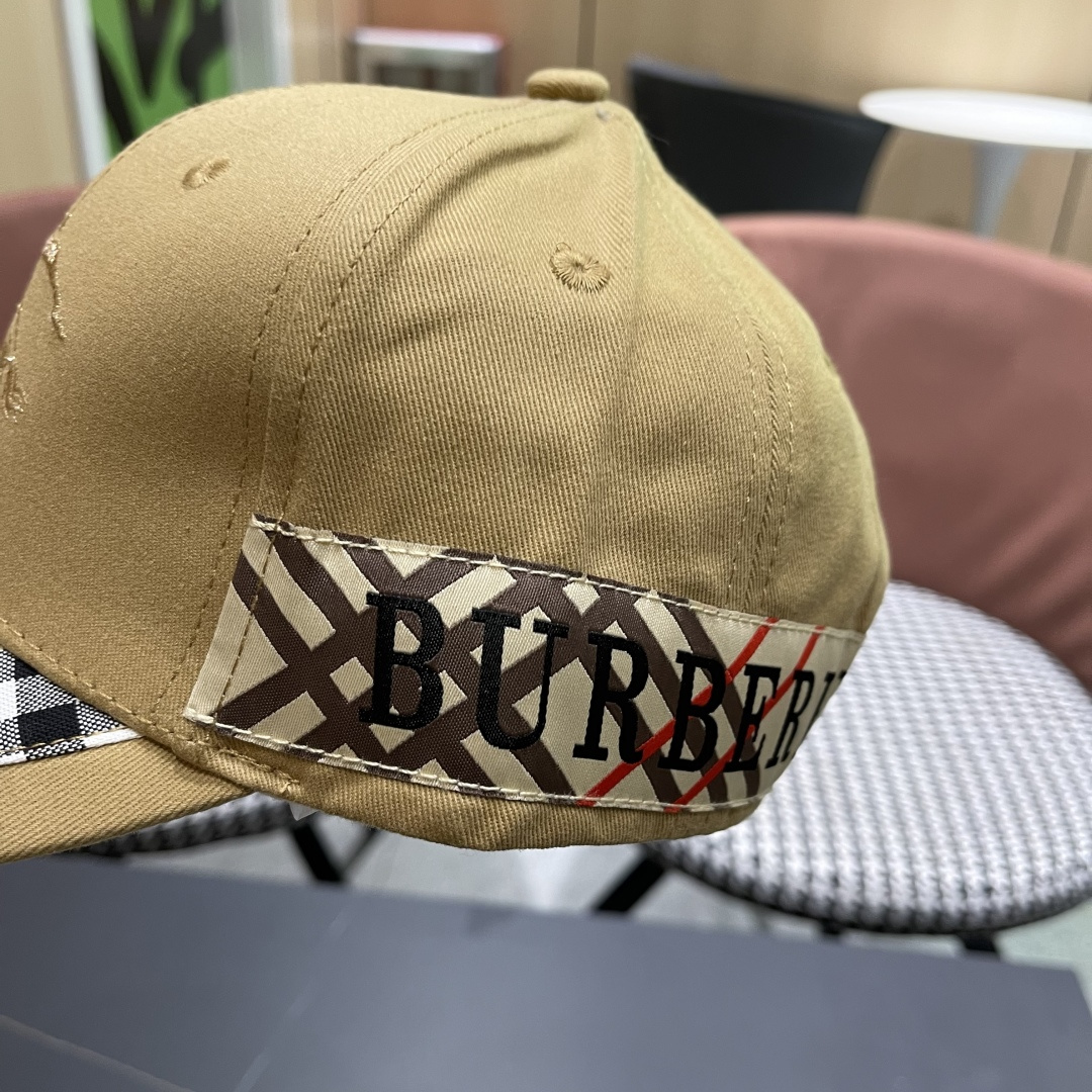 【巴宝莉BURBERRY】☄️2025官网同步上线🎊 韩版新款英伦风定制款11原单品质 男女通用棒球帽 
