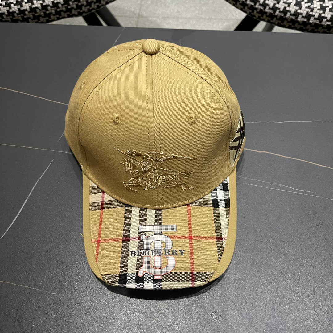 【巴宝莉BURBERRY】☄️2025官网同步上线🎊 韩版新款英伦风定制款11原单品质 男女通用棒球帽 
