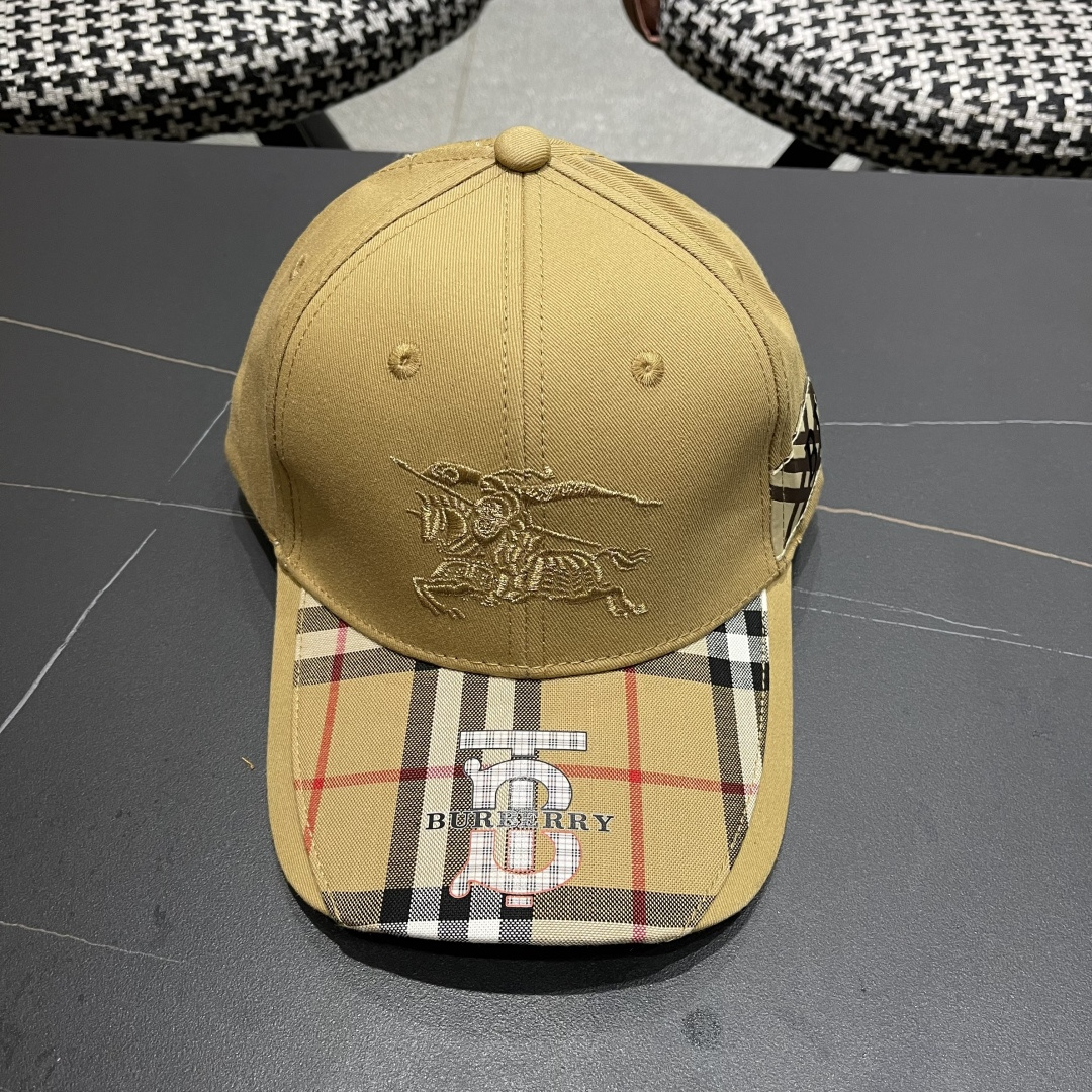 【巴宝莉BURBERRY】☄️2025官网同步上线🎊 韩版新款英伦风定制款11原单品质 男女通用棒球帽 