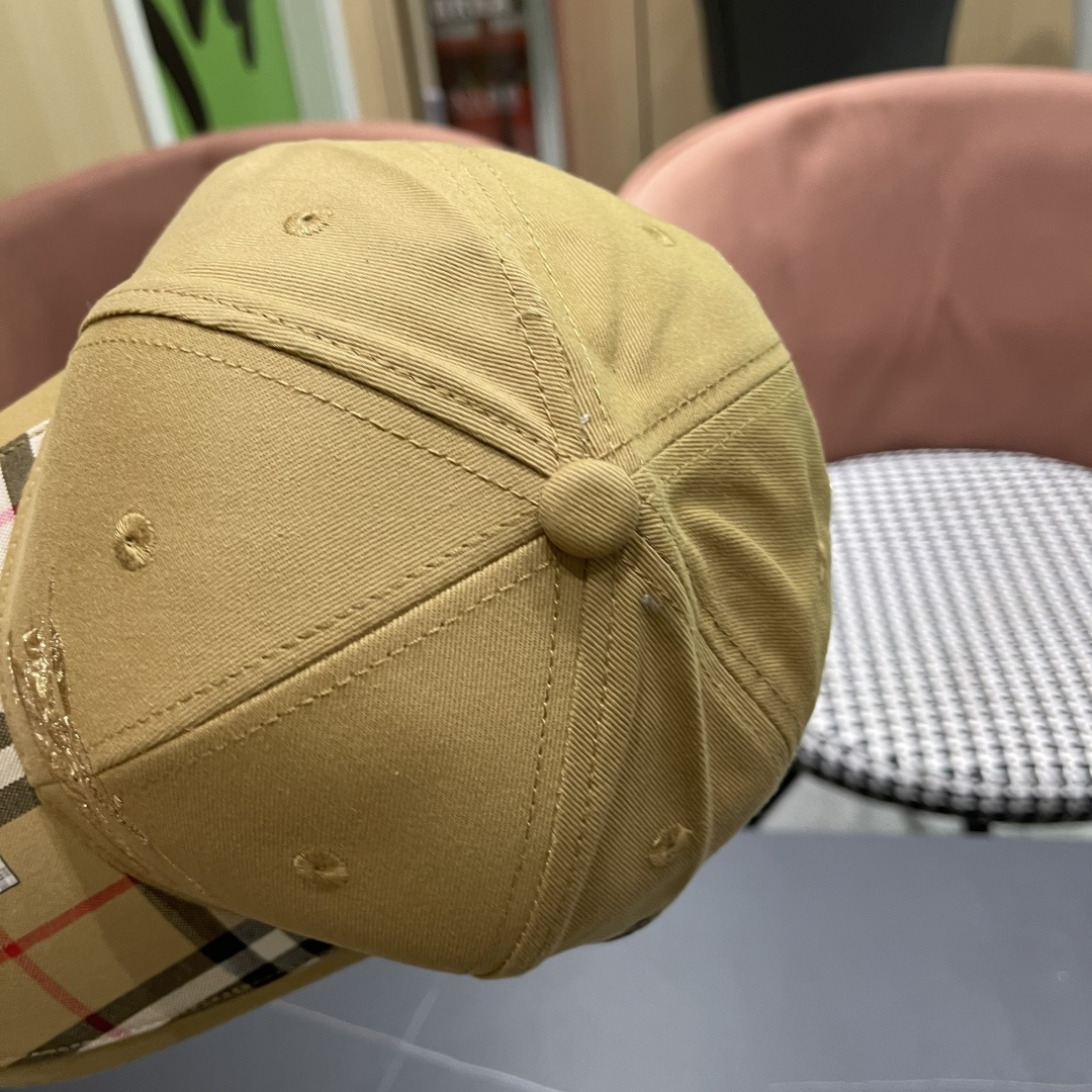 【巴宝莉BURBERRY】☄️2025官网同步上线🎊 韩版新款英伦风定制款11原单品质 男女通用棒球帽 