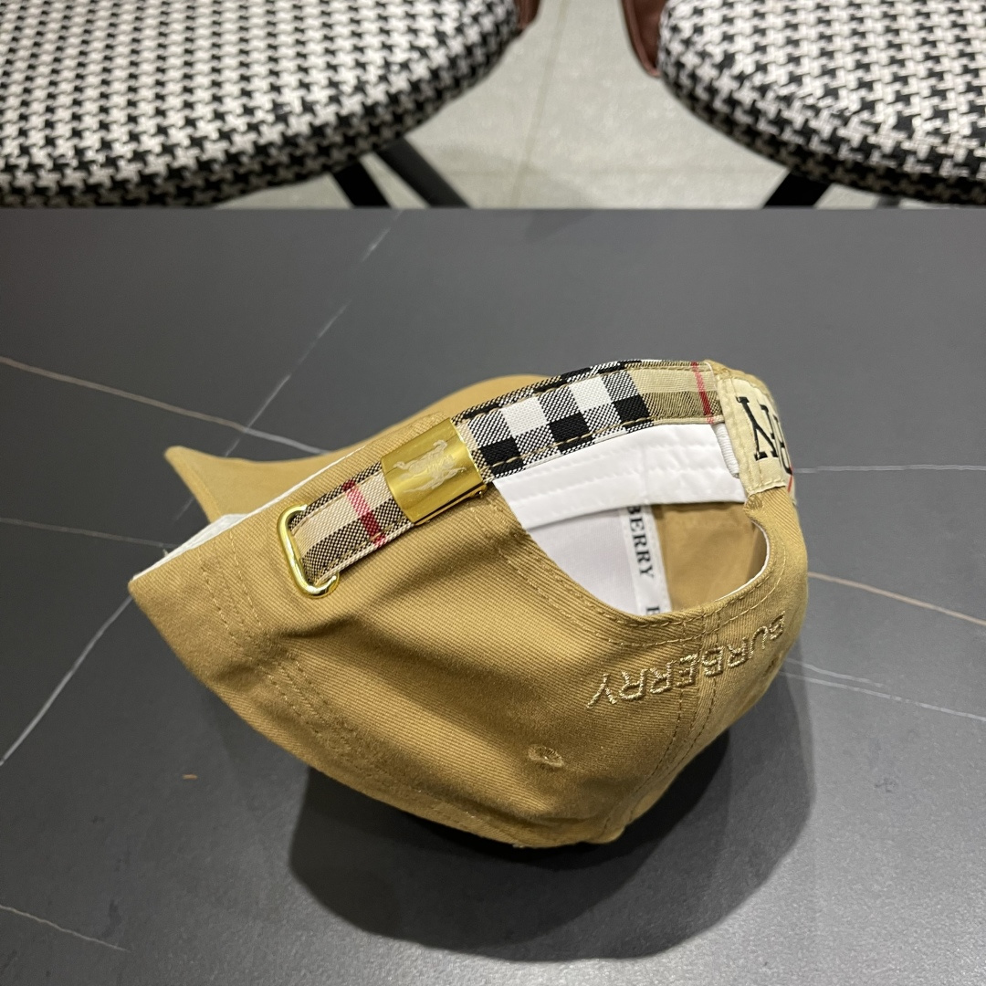 【巴宝莉BURBERRY】☄️2025官网同步上线🎊 韩版新款英伦风定制款11原单品质 男女通用棒球帽 