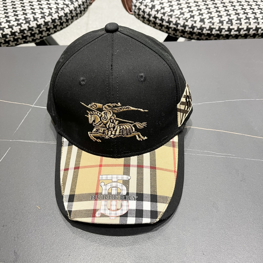 【巴宝莉BURBERRY】☄️2025官网同步上线🎊 韩版新款英伦风定制款11原单品质 男女通用棒球帽 